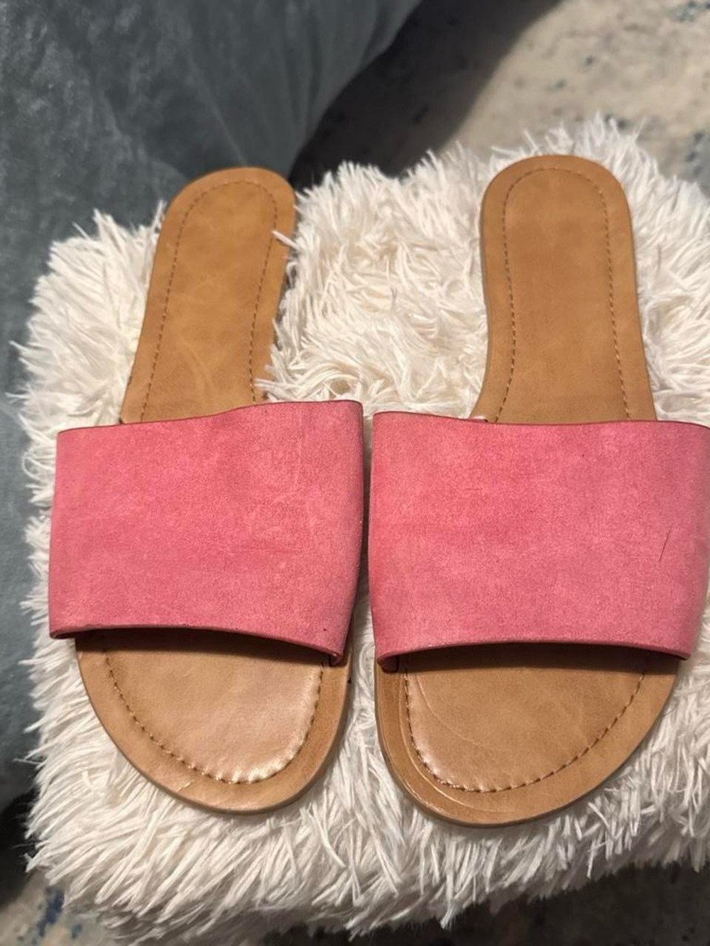 Gap Women's Pink Slide Sandals